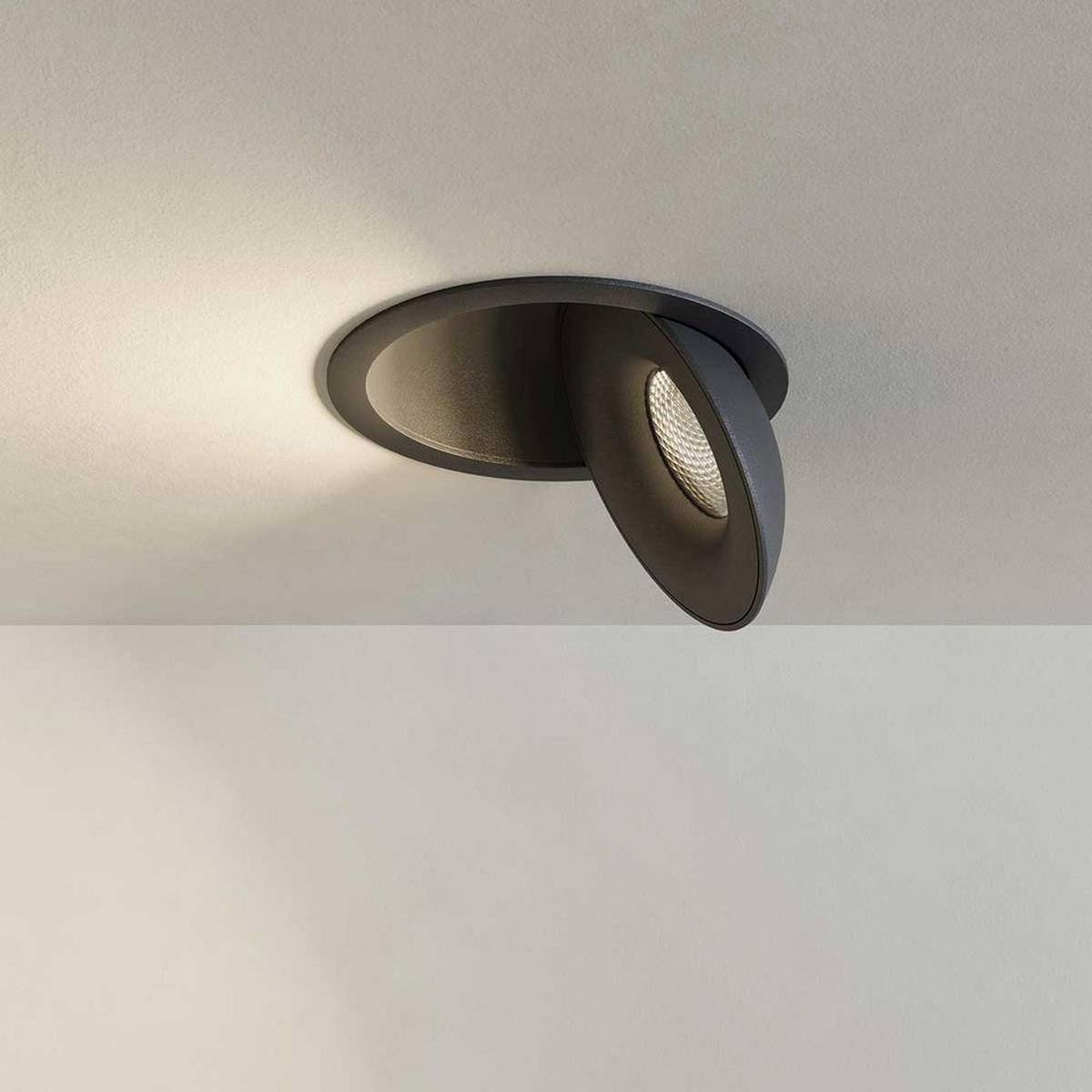 LED-EINBAULEUCHTE Santa Neo Gold/Schwarz Warmweiß - Goldfarben/Schwarz, Metall (13.8/13.8/4cm) - s.luce