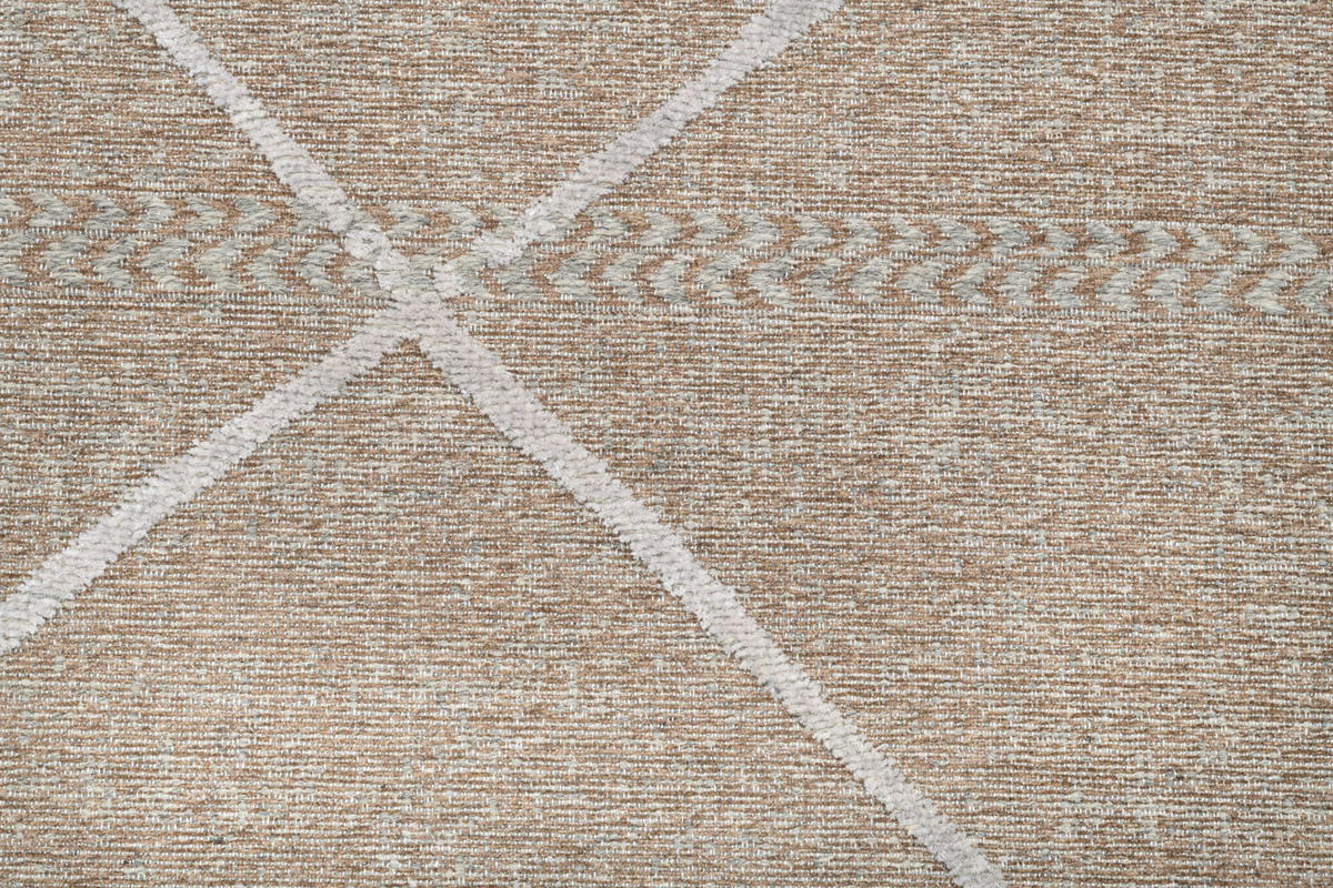 FLACHWEBTEPPICH Braderup 80x200 cm - Beige, Textil (80/200cm) - Sansibar SYLT