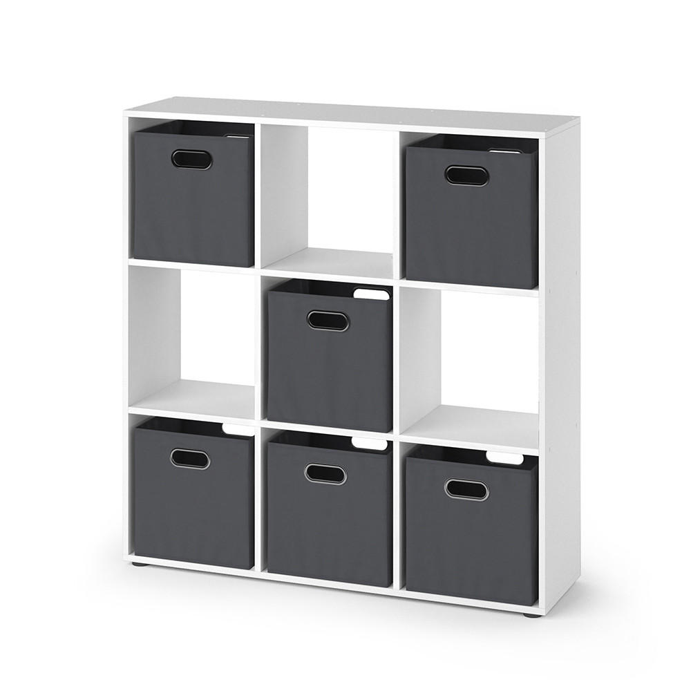 Vicco DĚLICÍ STĚNA Nove Bílá 104 x 108 cm se 6 skládacími boxy
