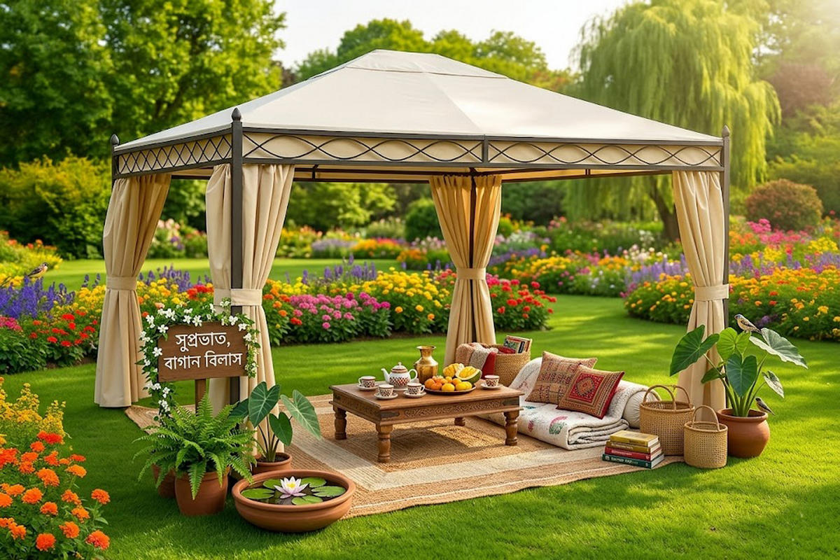 ERSATZDACH für Pavillon Rimini, Pavillondach 300x400cm, PVC-beschichtet, Farbe: écru - Naturfarben, Kunststoff (400/0.3/300cm) - TPFGarden