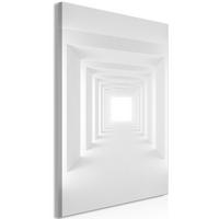 KUNSTDRUCK Grau 60/90 cm - Weiß/Grau, Textil (60/90cm) - KUNSTLOFT