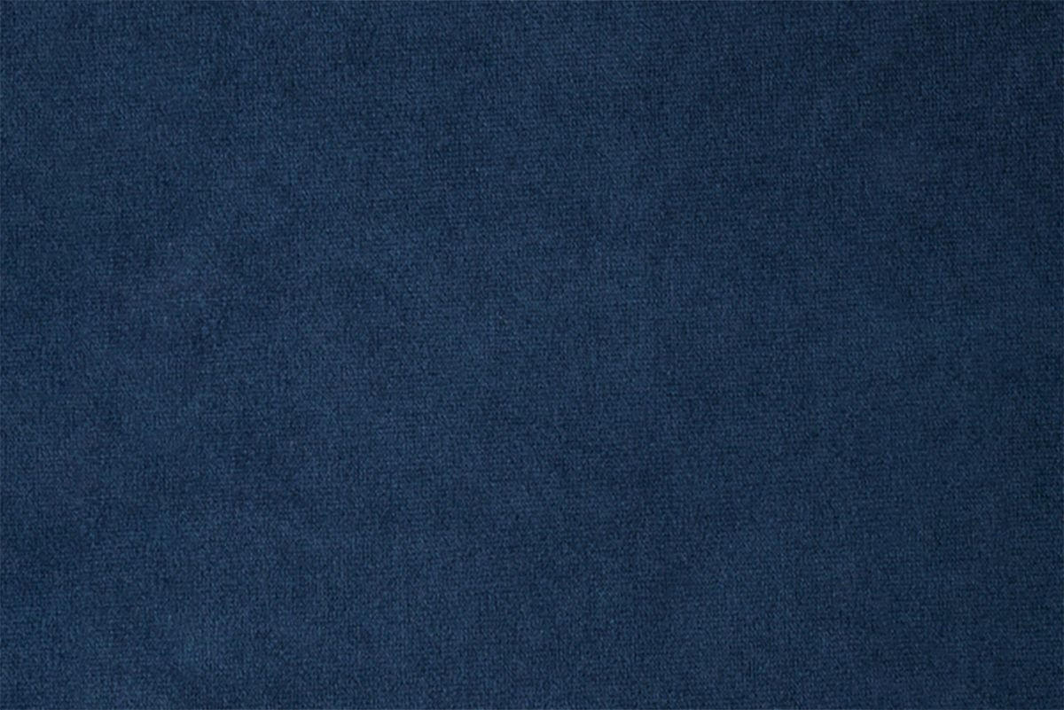 KOPFTEIL Modell Linien – Ozeanblauer Samtstoff 135 cm - Beige/Dunkelblau, Karton/Holz (135/120/10cm) - Sommeil de Plomb