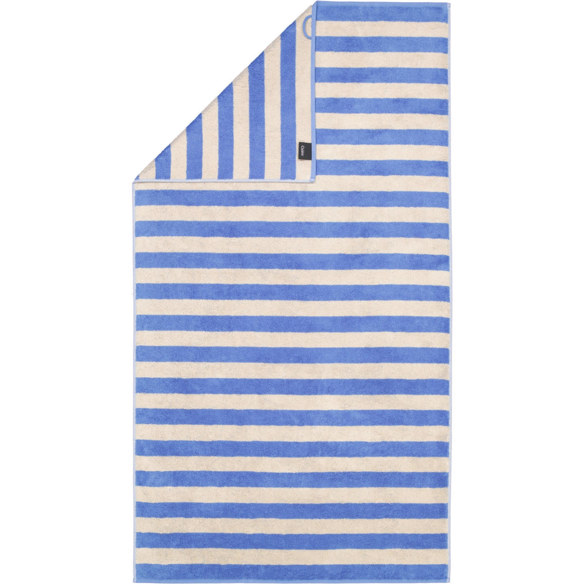 DUSCHTUCH LINES BLOCKSTREIFEN 6256 CAPRI - 13 - Blau, Textil (80/150cm) - Cawoe