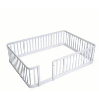 BODENBETT 140/200 cm DE-33064 modular und sicher Weiß - Weiß, Holzwerkstoff (140/200cm) - ComfortXL