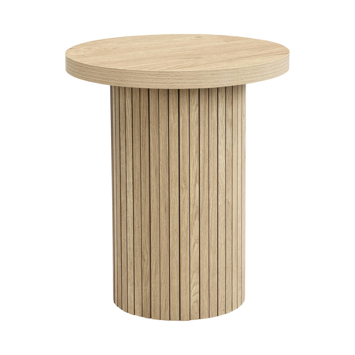 COUCHTISCHSET 66/40 cm und 40/46 cm natur mit Holzmaserung - Naturfarben, Holzwerkstoff (66/66/40cm) - OKWISH