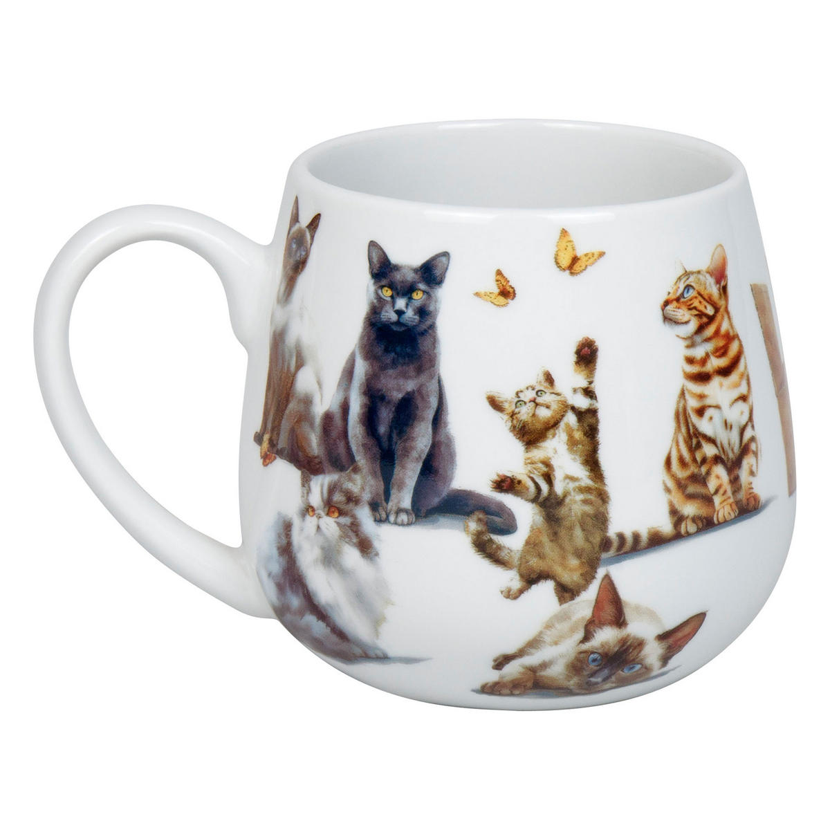 KUSCHELBECHER Samtpfoten - Naturfarben, Keramik (0.4L) - Könitz