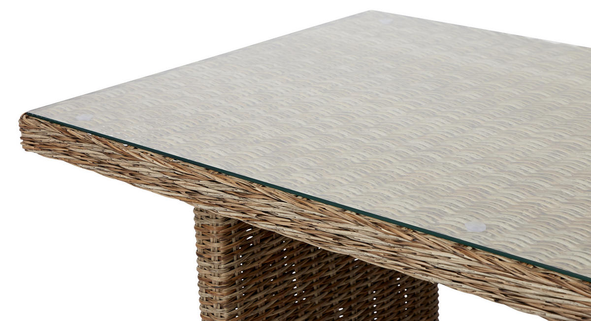 GARTENTISCH Holz - Braun, Holzwerkstoff (76/142/68cm) - ebuy24