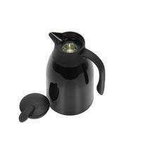 THERMOSKANNE 1 l - Schwarz, Kunststoff (1L)