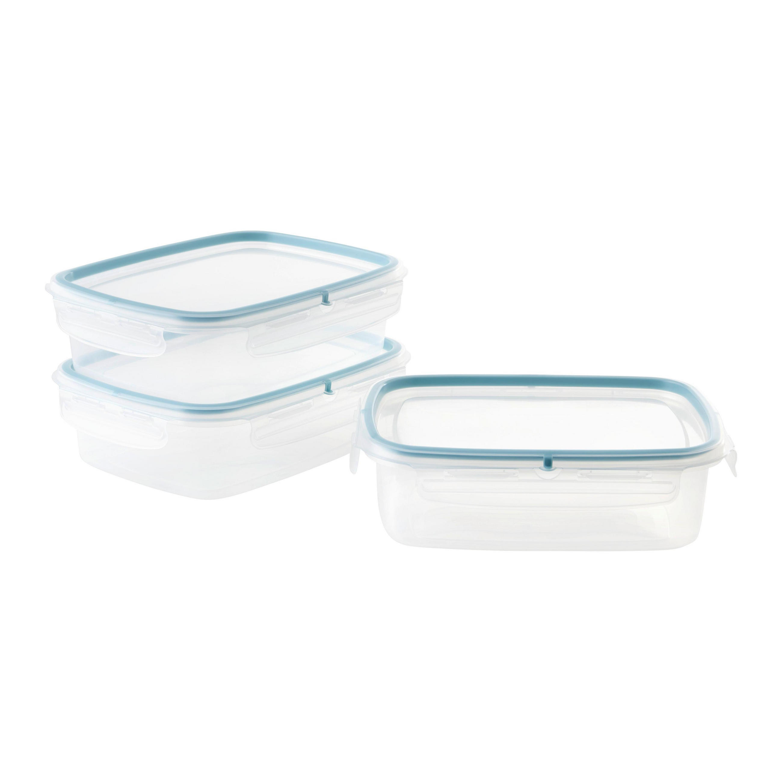 FRISCHHALTEDOSENSET Diego 1,8 L Pastelblau 3-teilig - Pastellblau, Kunststoff (17.7/11/22.5cm) - Mömax