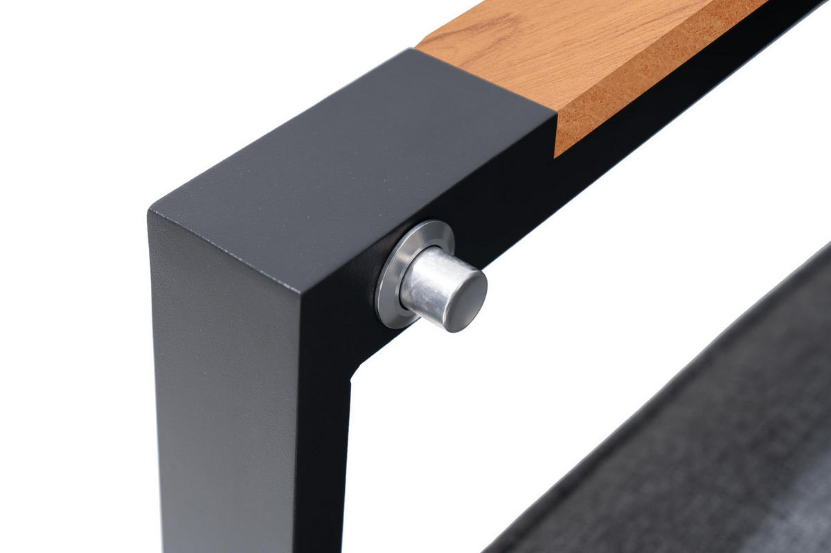 GARTENSTUHL Mia Stapelstuhl - Schwarz, Kunststoff (60.5/112/68cm) - DELUKE