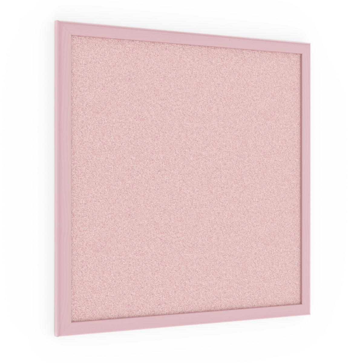 PINNWAND, Korktafel in Pink, 40x40 cm, Holzrahmen - Pink lackiert - Pink, Holz (40/40/1.5cm) - ALLboards