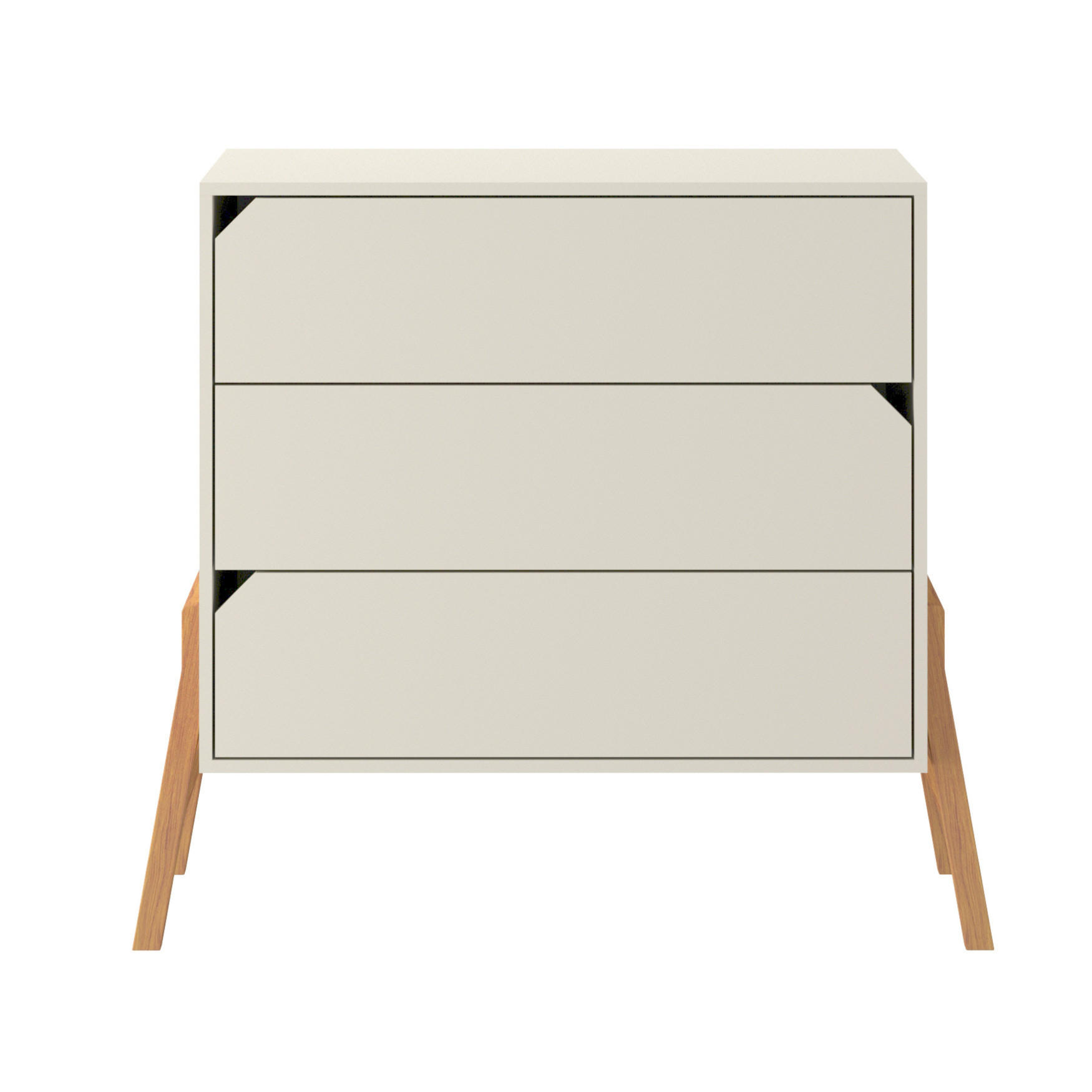 KINDERKOMMODE Lotta – rustikale Eleganz und Funktionalität - Beige, Holzwerkstoff (107/93/50cm) - RAUMHIRSCH FURNITURE