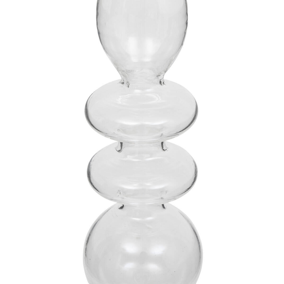 KERZENHALTER Glas Ø 9 cm - Transparent, Glas (9/22/9cm) - Atmosphera Createur d´interieur