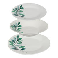 ESSGESCHIRRSET Vegetal Mehrfarben - Multicolor, Keramik (27/2.1/27cm) - Secret de Gourmet