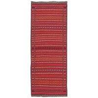 HANDWEBTEPPICH Kelim Kordi Mehrfarbig 200/77 cm Schurwolle - Multicolor, Textil (77/200cm) - Looma