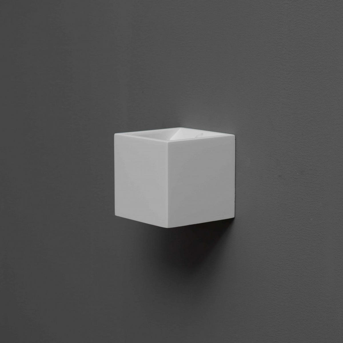 WANDLEUCHTE Nevada, Weiß, 11.5cm - Weiß, Naturmaterialien (11.5/11.5/11.5cm) - KOSILUM