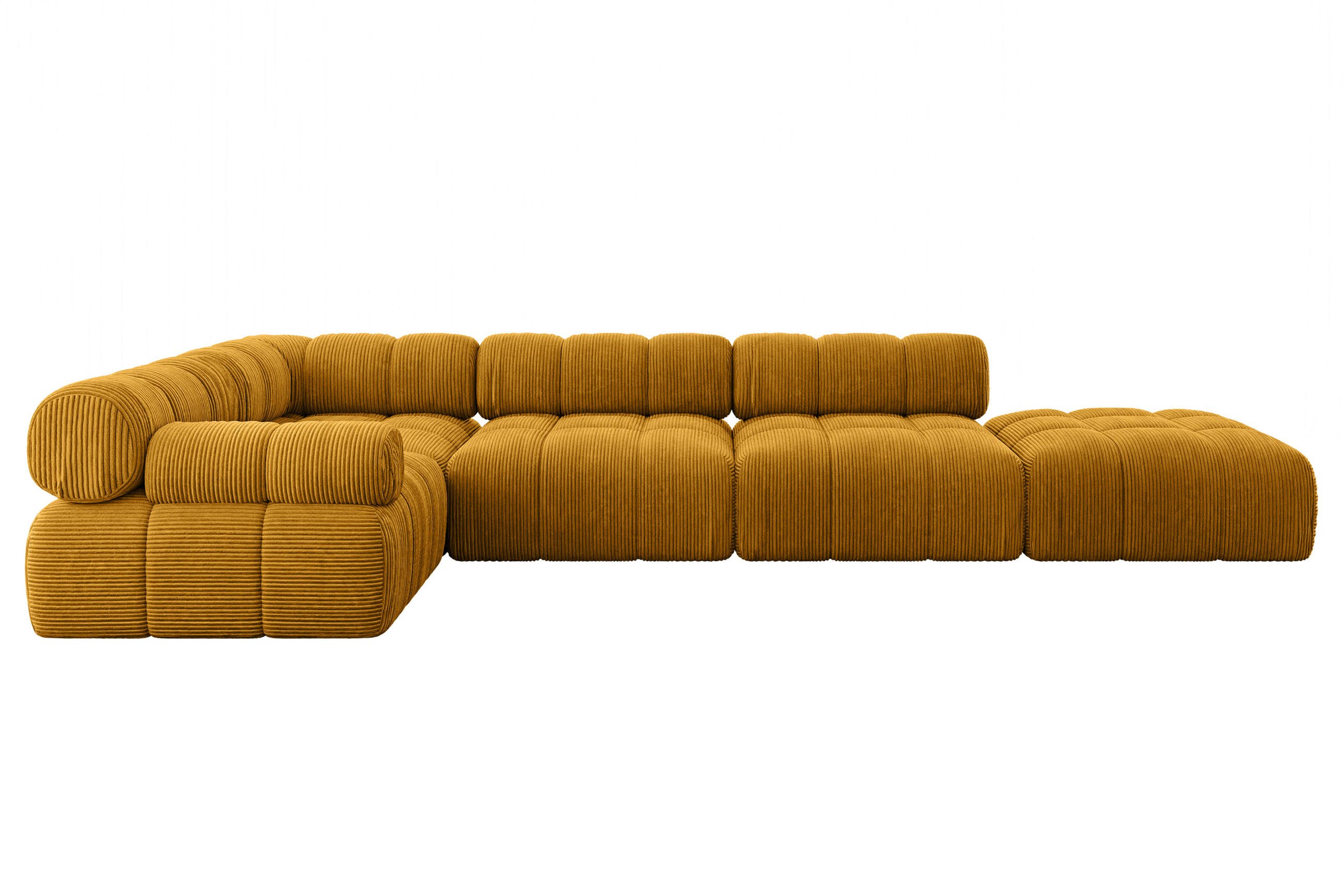 Altdecor Ecksofa Currygelb 380x190 cm