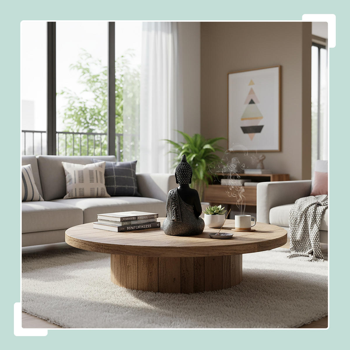 BUDDHA Figur - Multicolor, Kunststoff (29/45/18cm) - Relaxdays