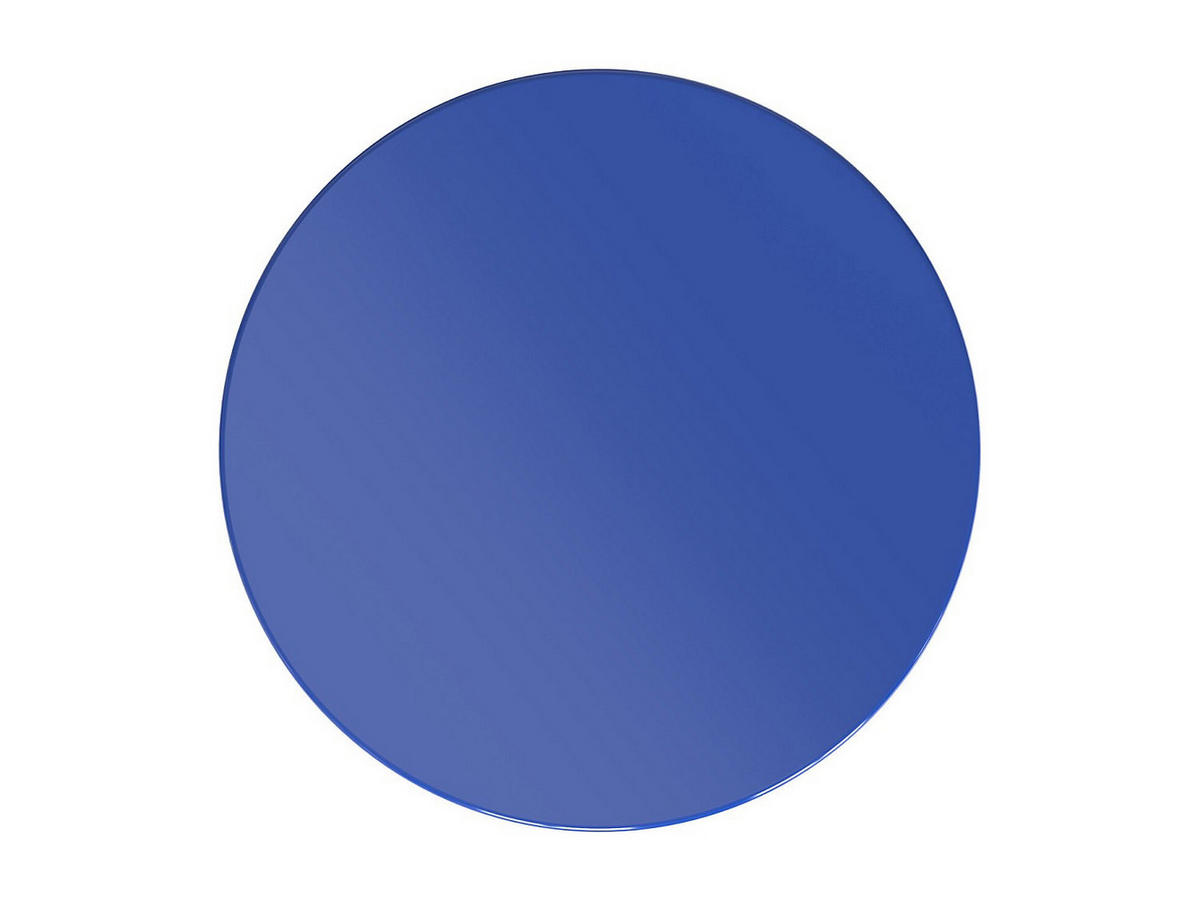 BEISTELLTISCH aus Metall - Blau - ZOLIMI - Blau, Metall (35.5/35.5/46cm) - Vente-Unique