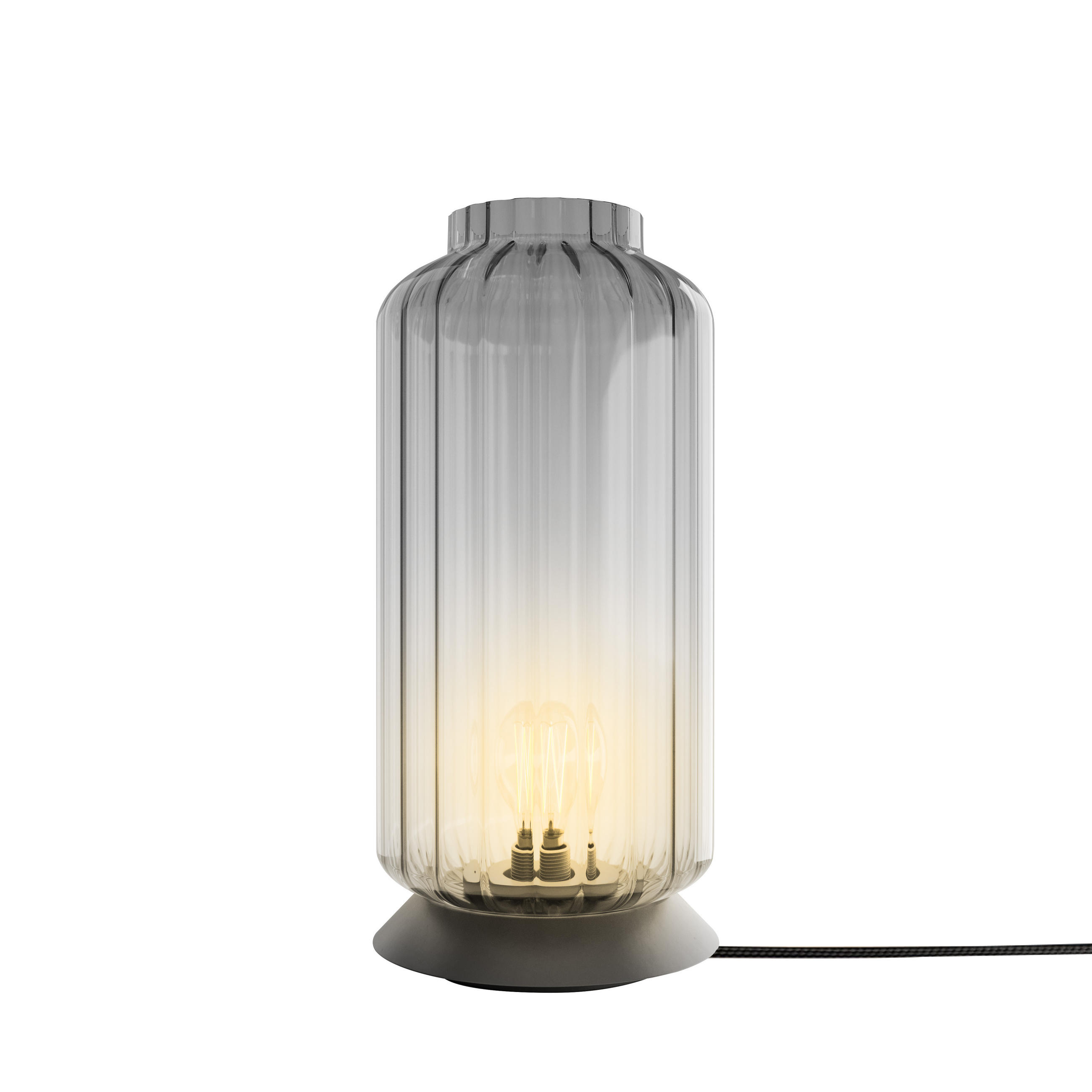 TISCHLAMPE Velo Klar Ø 18cm - Klar, Glas (18/18/36cm) - s.luce