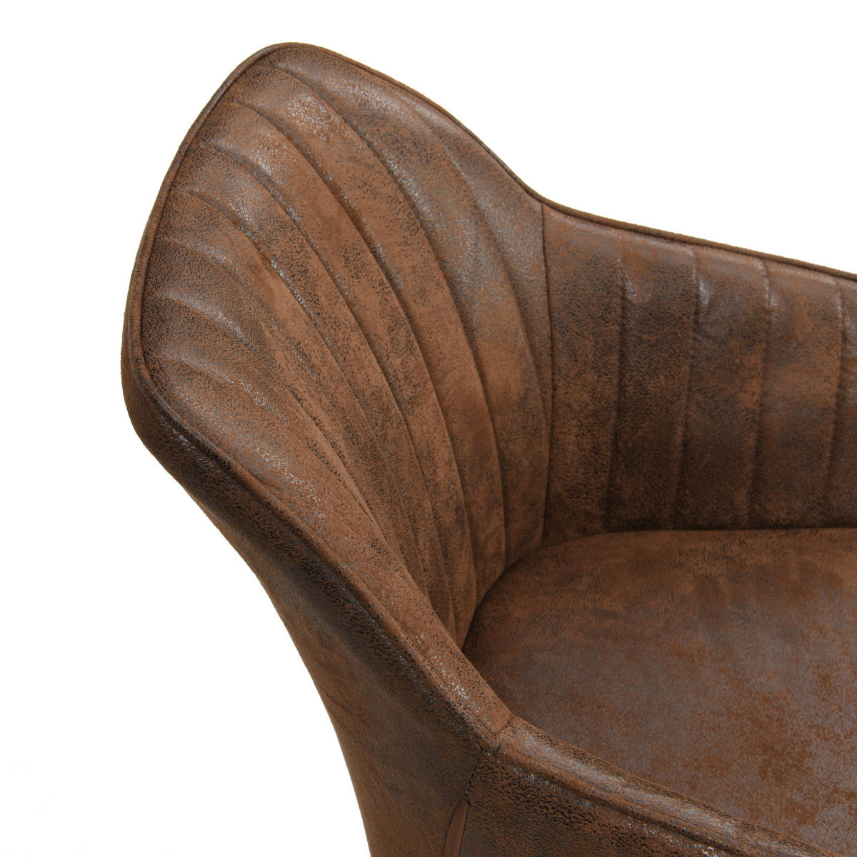 ARMLEHNSTUHL ARVIT Braun - Braun, Textil/Metall (57/81/62cm) - B&D Home