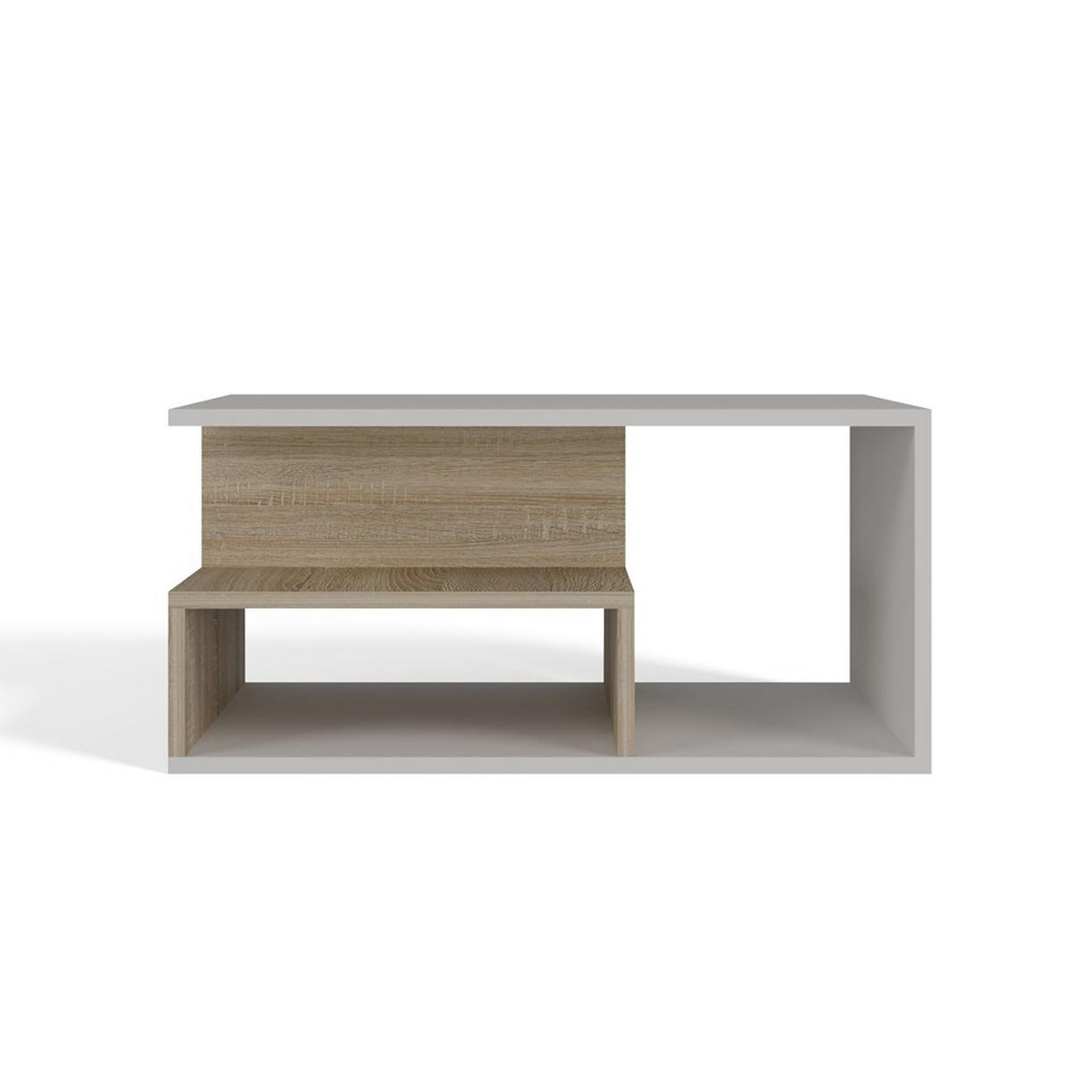 KONZOLOVÝ STOLÍK Biela, Sonoma 90/43/51 - biela, kompozitné drevo (51/90/43cm) - RAUMHIRSCH FURNITURE