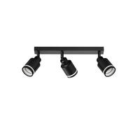 STRAHLER Remscheid 3-flammig 42/5/15.7 cm - Schwarz, Metall (42/5/15.7cm) - Nettlife