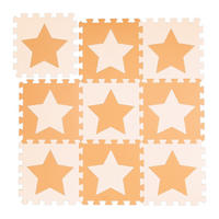 9XPUZZLEMATTE - Gelb/Beige, Kunststoff (32/32cm) - Relaxdays