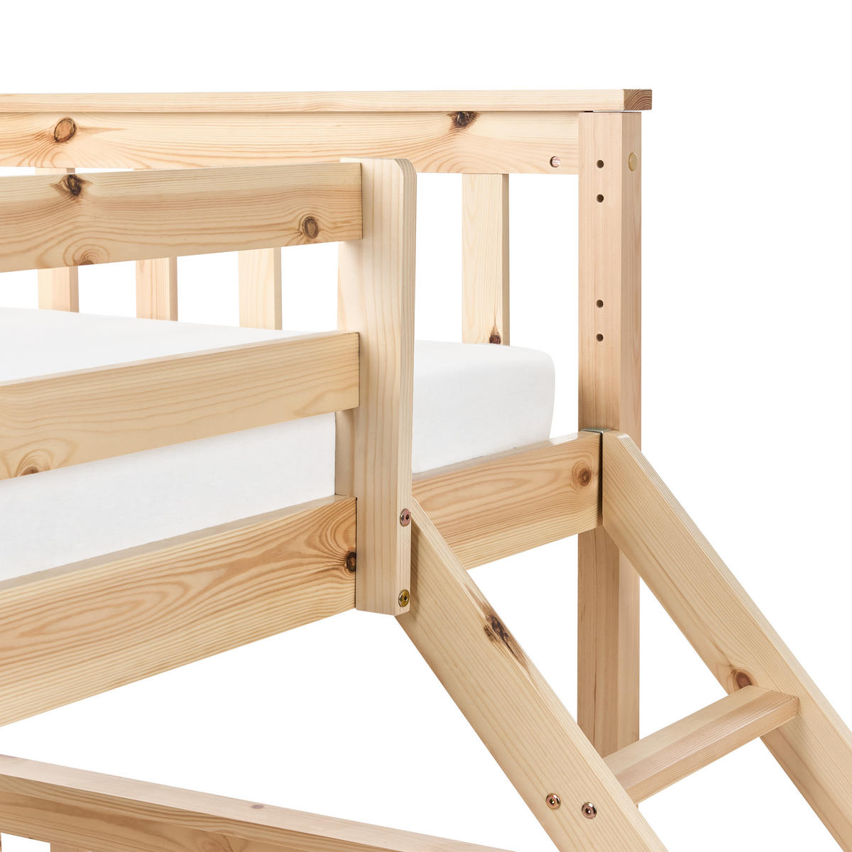 HOCHBETT 90-140/200 cm Hellbraun Bierne - Hellbraun, Holz (140/200cm) - Beliani