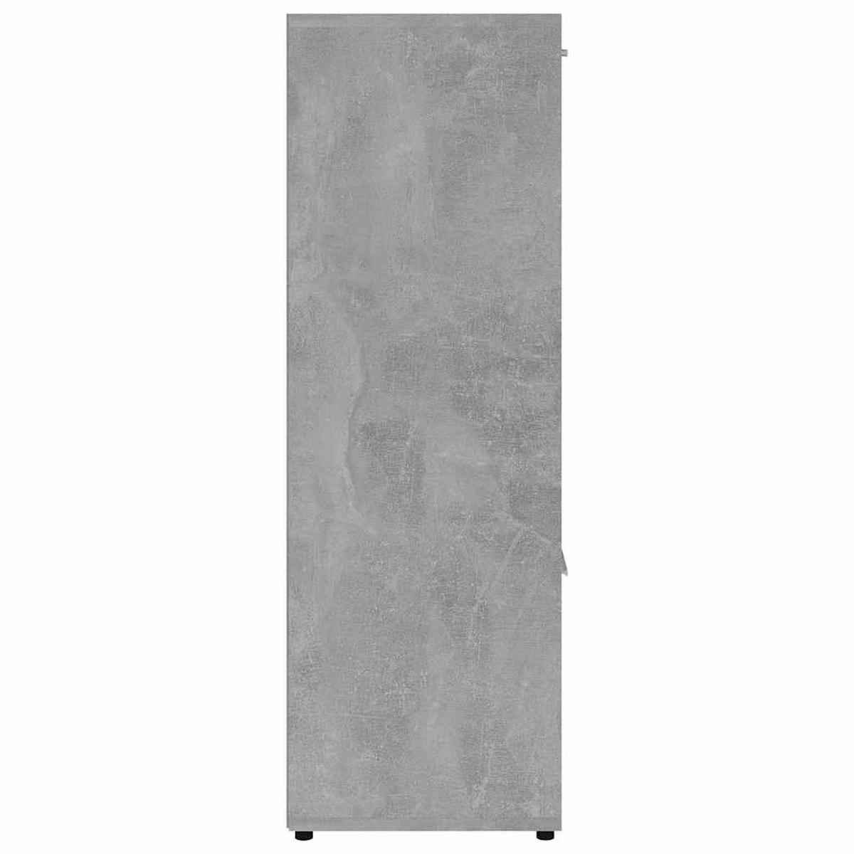 BÜCHERREGAL Betongrau 90/30/90 Cm Holzwerkstoff - Grau, Holzwerkstoff (30/90/90cm) - vidaXL