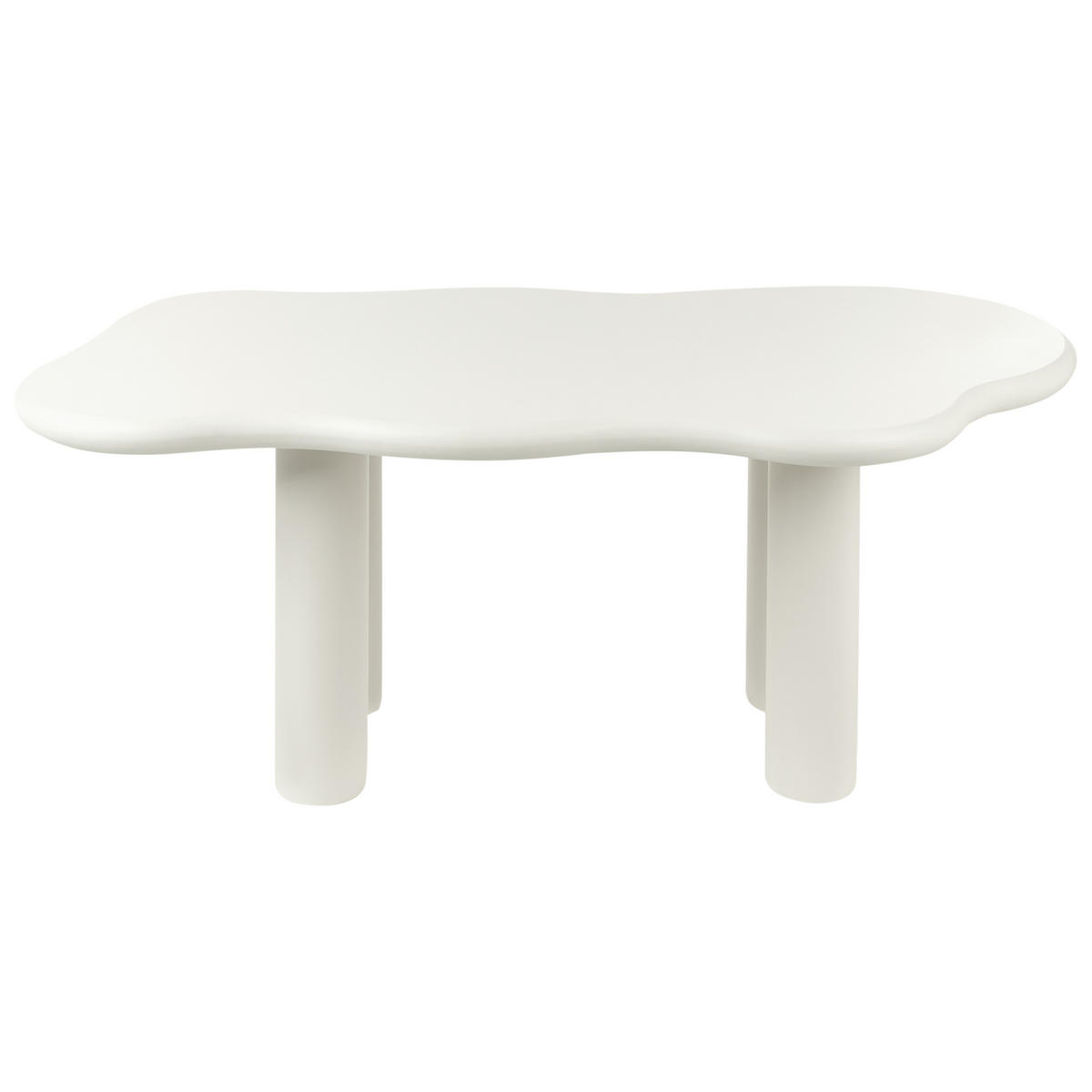 ESSTISCH Weiß Ondle - Creme, Holzwerkstoff (188/94/74cm) - Beliani