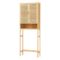 TOILETTENSCHRANK Geta - Naturfarben, Holz (66/170/23cm) - [en.casa]