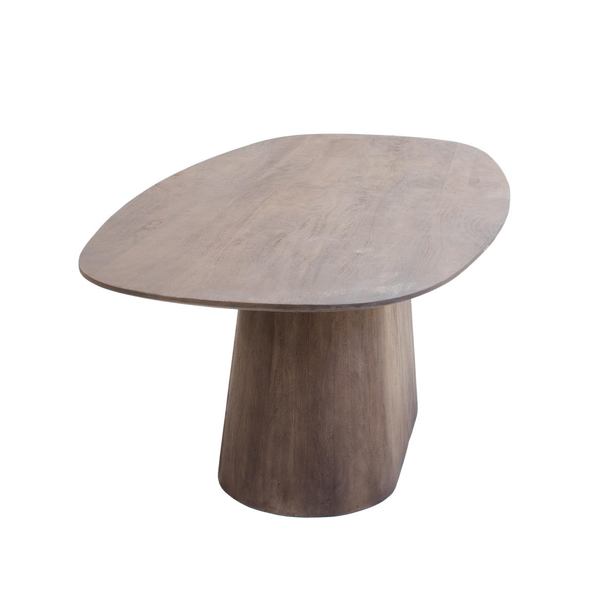 ESSTISCH Dänisch Oval Walnuss - 160x100x76cm - Stijn - Dunkelbraun, Holz (160/100/76cm) - Giga Meubel