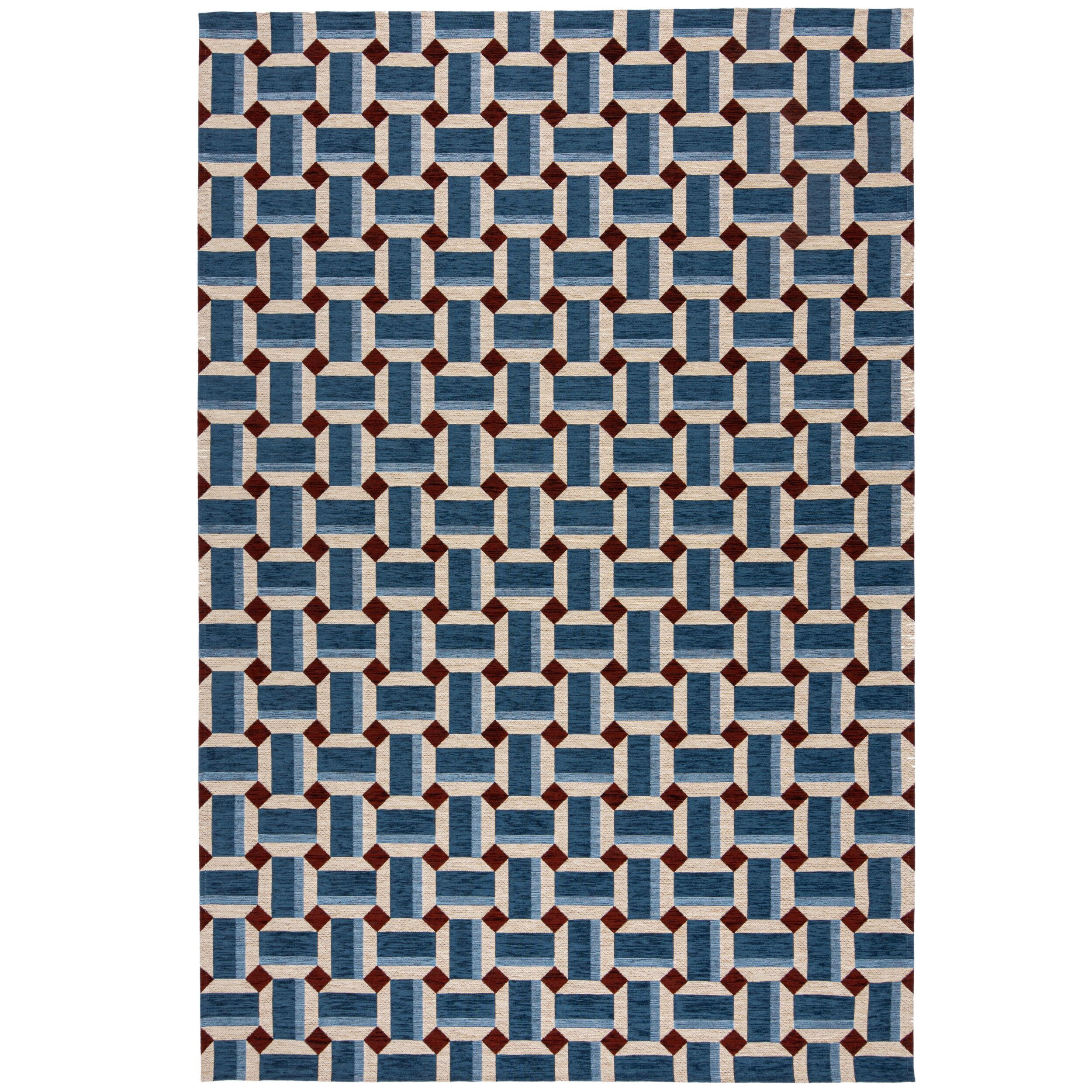 Kadima Design Teppich Blau 155x230 cm