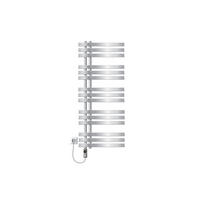 BADHEIZKÖRPER elektrisch Iron EM 500x1200 mm Chrome mit Heizstab 1200W Digital - Chromfarben, Metall (50/120/3cm) - LuxeBath