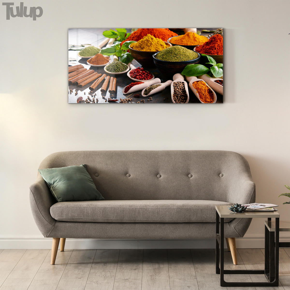 GLASBILD 100x50 cm Lebensmittel und Getränke - Rot, Glas (100/50cm) - TULUP