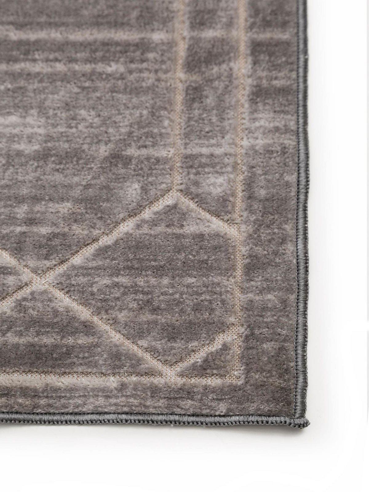 TEPPICH Daisy Grau 100x150 cm - Grau, Textil (100/1cm) - KUNSTLOFT