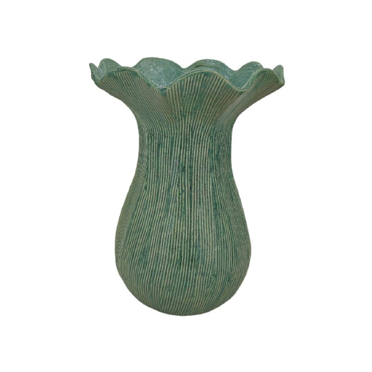 Light & Living Vase Grün 30.5 cm