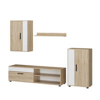 Weiß/Sonoma Eiche, Holzwerkstoff (140/38.7/35.2cm) - Vicco