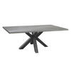 ESSTISCH Ela 2 140 x 90 x 75 Graphit/Beton - Hellgrau/Graphitfarben, Holzwerkstoff (140/90/75cm) - 58aufmkessel