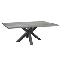 ESSTISCH Ela 2 140 x 90 x 75 Graphit/Beton - Hellgrau/Graphitfarben, Holzwerkstoff (140/90/75cm) - 58aufmkessel