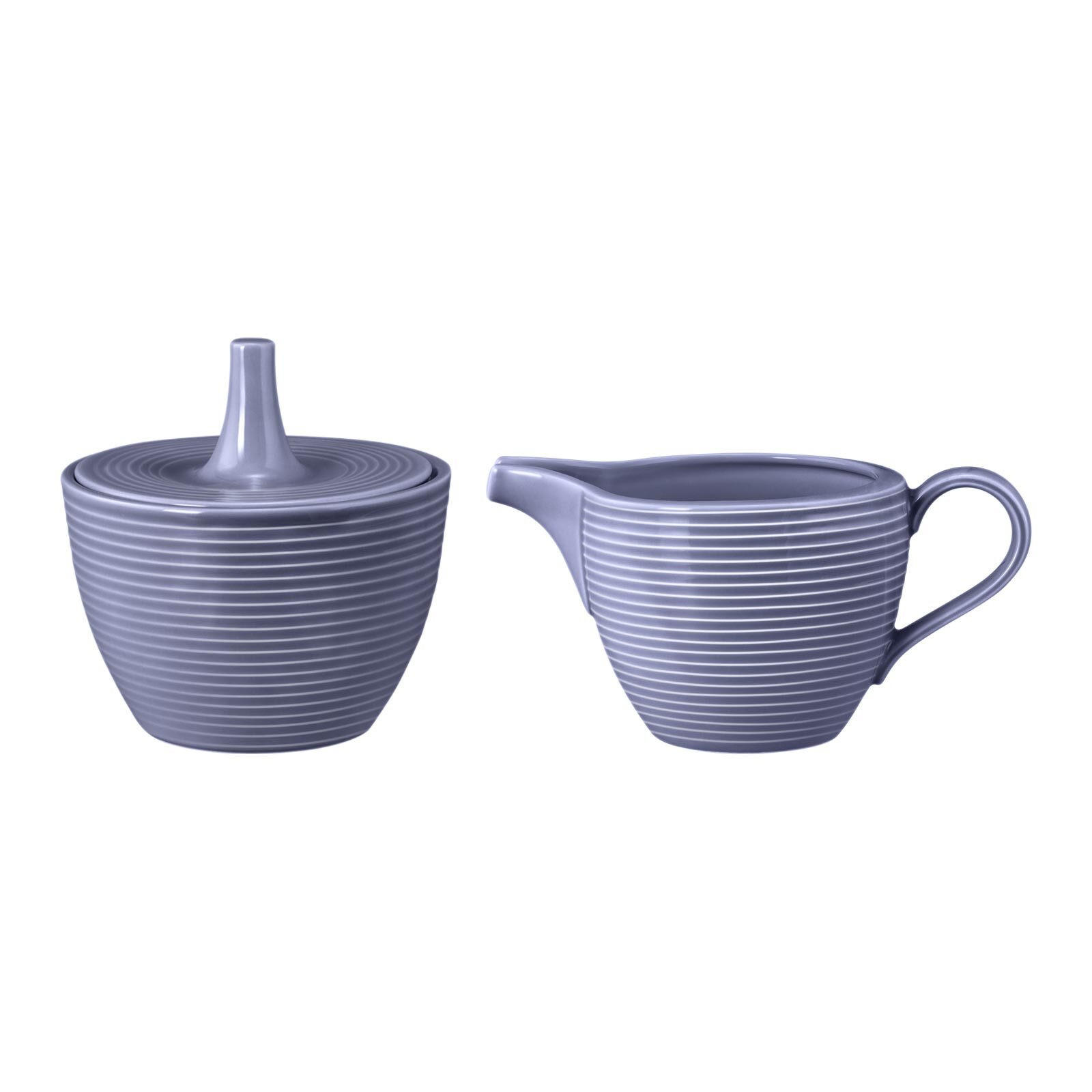MILCH & ZUCKER SET Beat Color Glaze Fliederblau - Violett, Keramik (1/1cm) - Seltmann Weiden