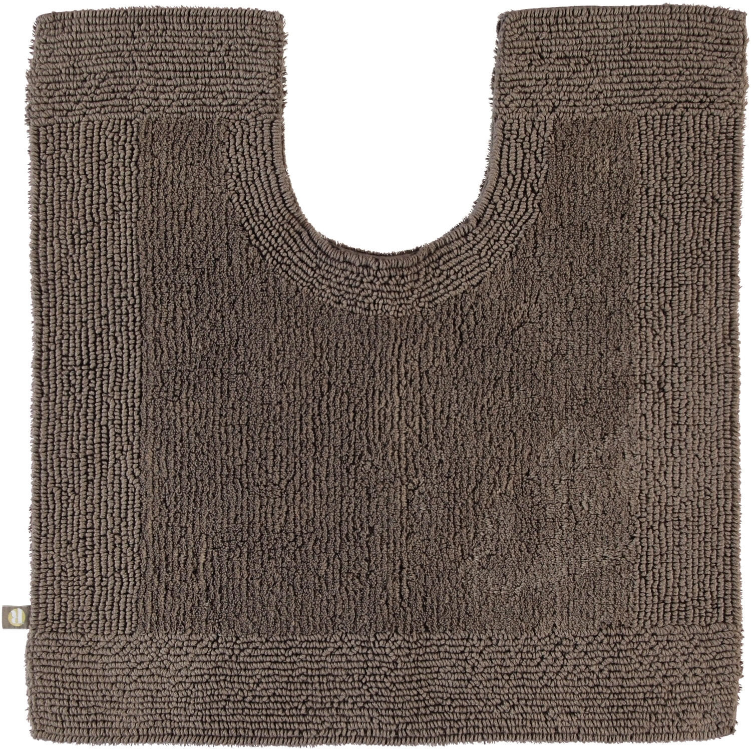 Rhomtuft Wc-Vorleger Braun 60x60 cm
