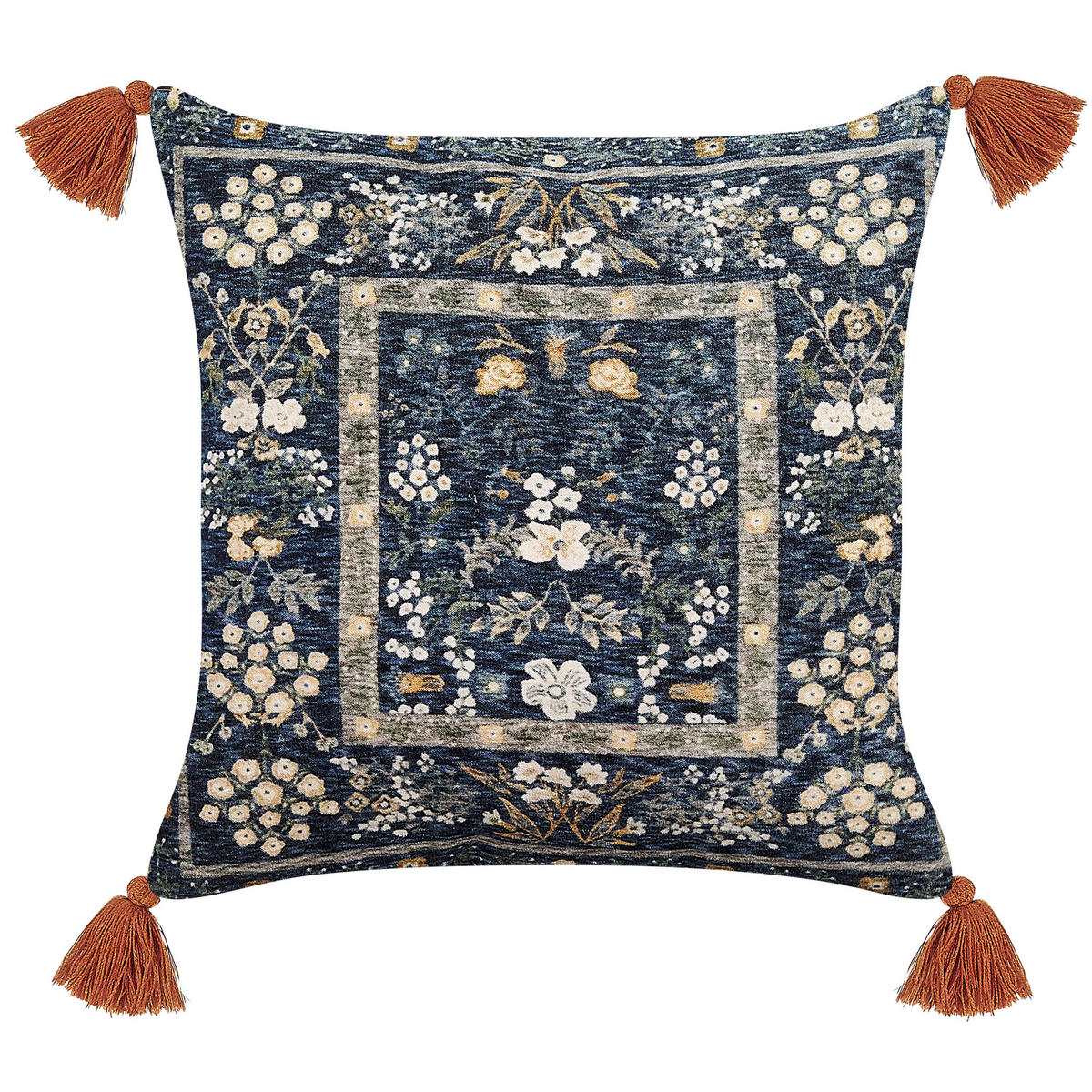 DEKOKISSEN 2er-Set Bunt 45/45 cm Panax - Multicolor, Textil (45/45cm) - Beliani