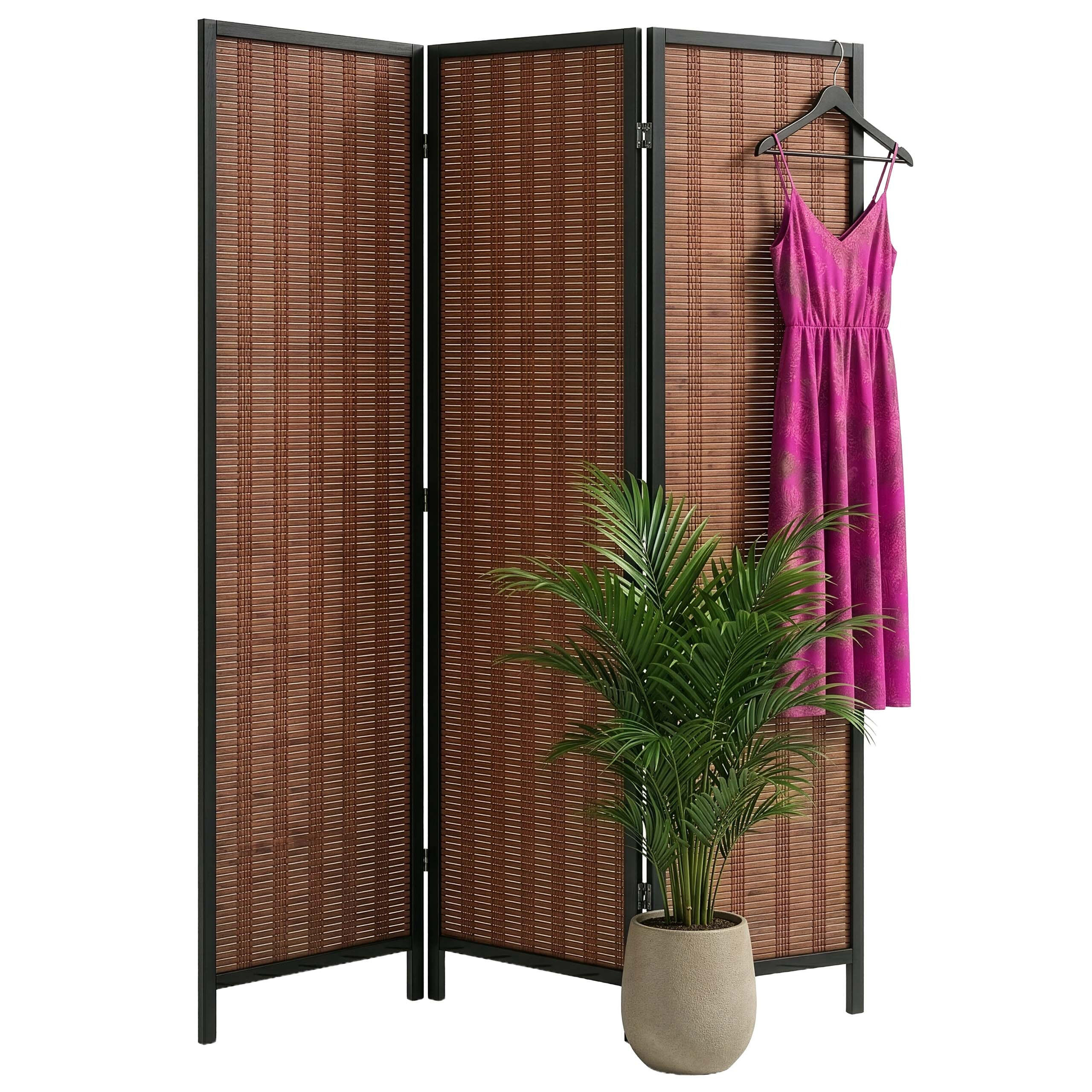 PARAVAN Maro 3-panouri bambus 170x120 cm