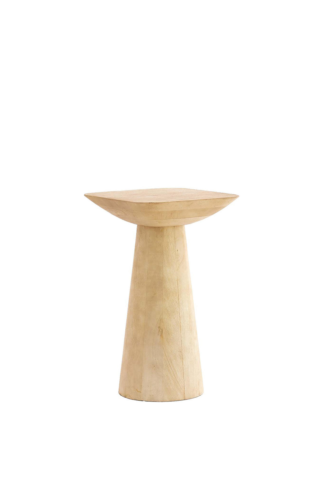 BEISTELLTISCH Dego Braun Ø33/53 cm - Braun, Holz (33/33/53cm) - Light & Living
