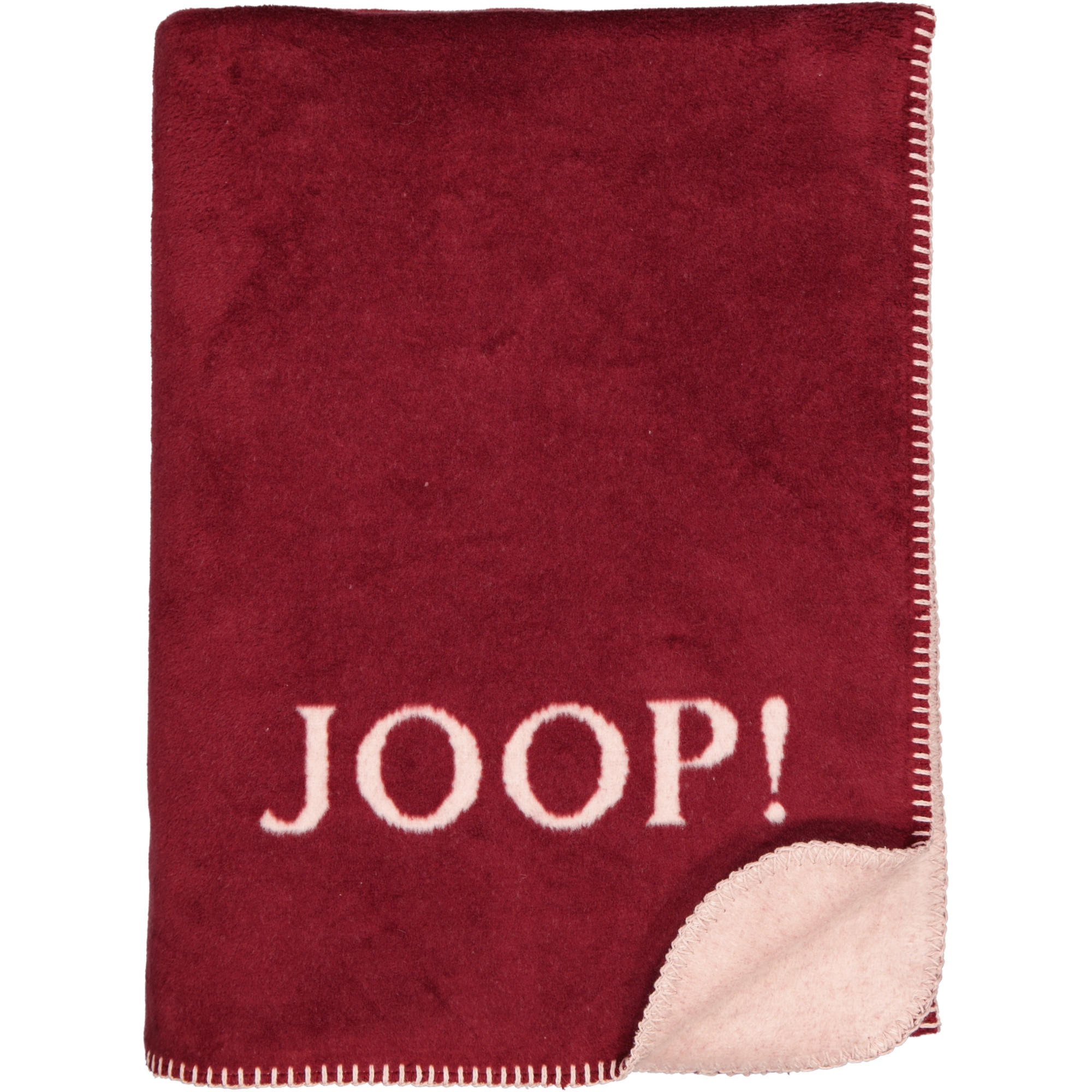 WOHNDECKEN UNI-DOUBLEFACE ROUGE - Rot, Textil (150/200cm) - Joop!