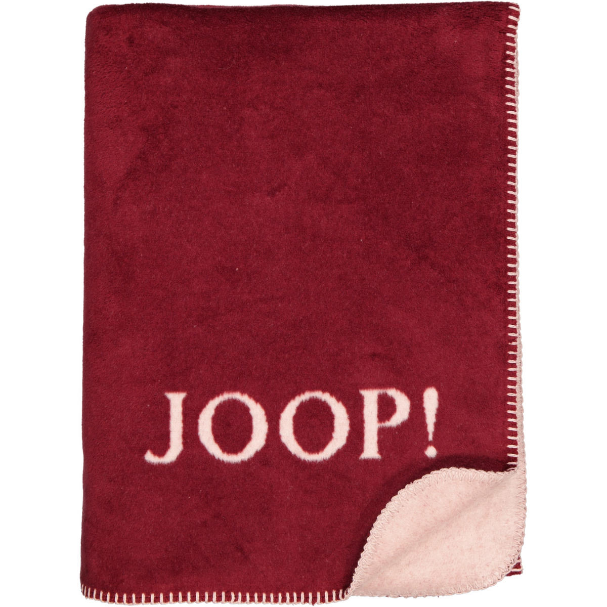 WOHNDECKEN UNI-DOUBLEFACE ROUGE - Rot, Textil (150/200cm) - Joop!