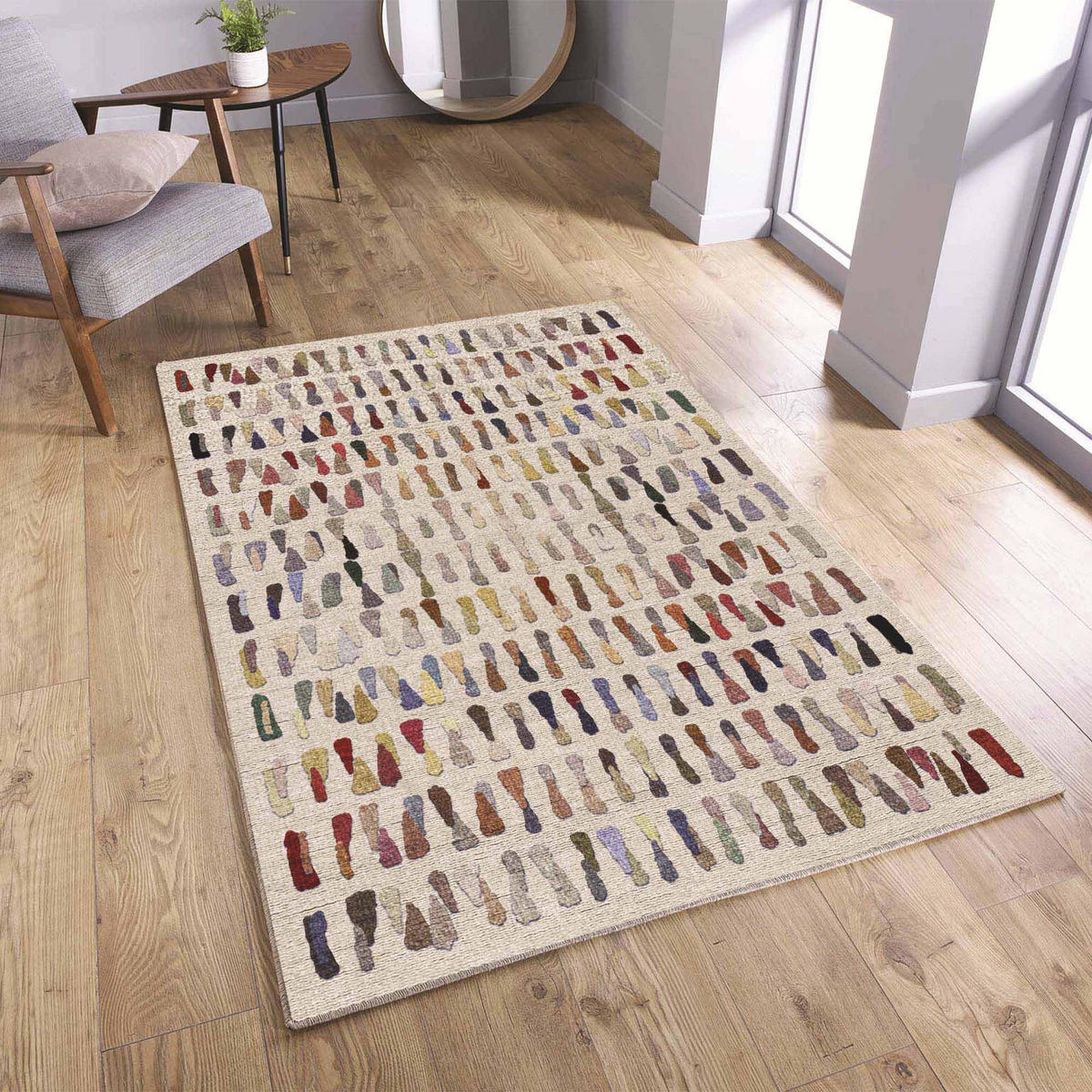 TEPPICH Zola 200x300 cm - Multicolor, Textil (200/300cm) - Bamyum