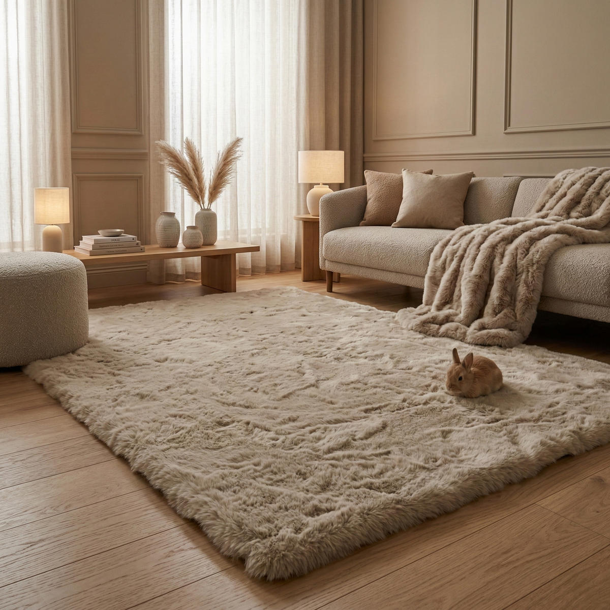 FELLTEPPICH HEAVEN SUPER SOFT 240/340 cm Beige - Beige, Textil (240/340cm) - Consilio Concept